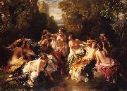 Franz Xaver Winterhalter Florinda oil painting artist